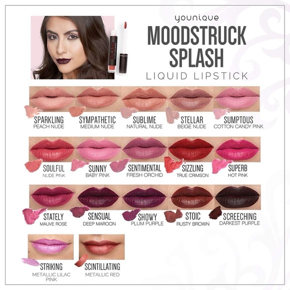 Younique Other - Younique LOT 3 Moodstruck Splash Liquid Lipstick Collection